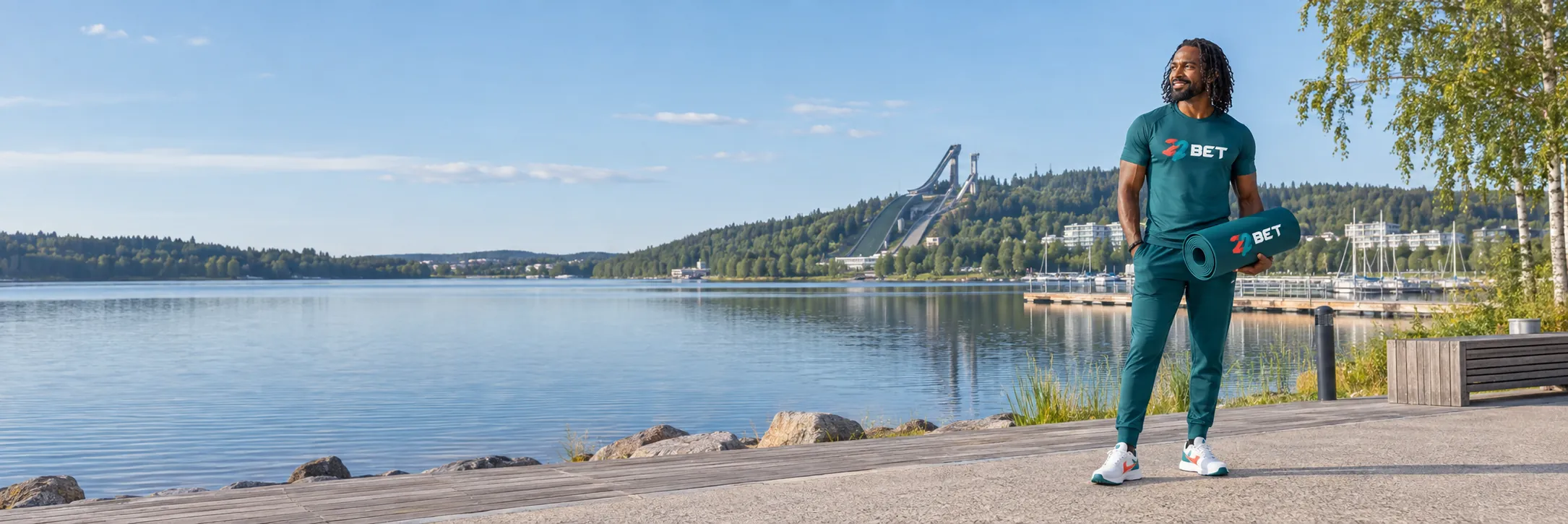22BET runner on the Lahti waterfront